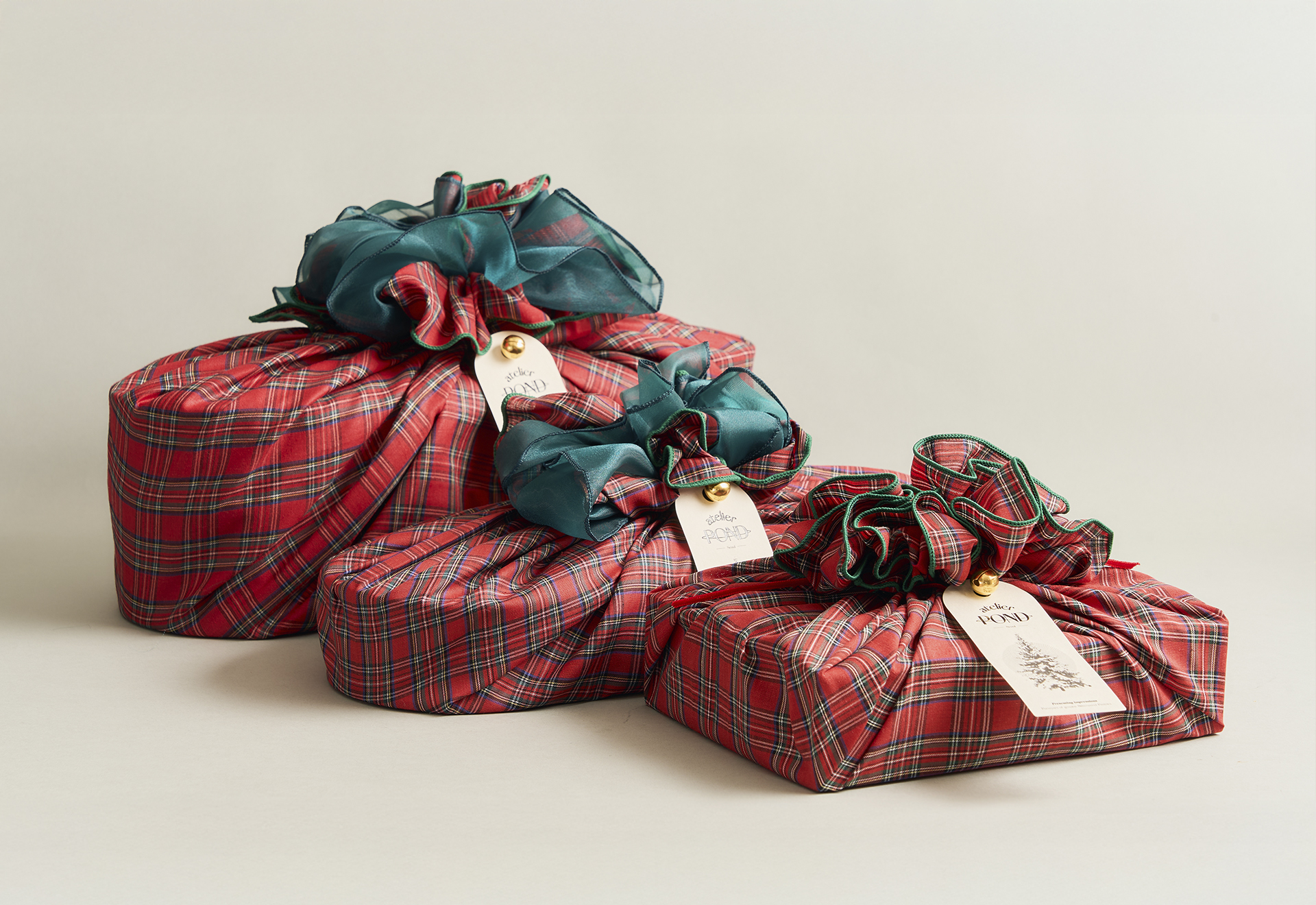 크리스마스 패턴 보자기